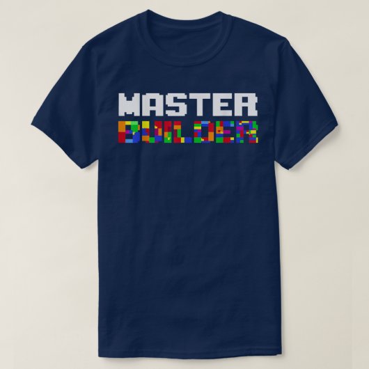 Master Builder Niedlich Block Gebäude Kids Toys Br T-Shirt (Design vorne)