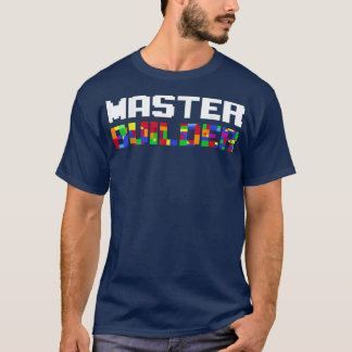 Master Builder Niedlich Block Gebäude Kids Toys Br T-Shirt