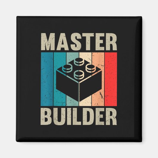 Master Builder Recto Jungen Bausteine Set Spielzeu Magnet (Vorne)