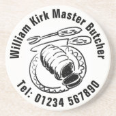 Master Butcher Getränkeuntersetzer (Vorne)