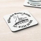 Master Butcher Getränkeuntersetzer (Linke Seite)