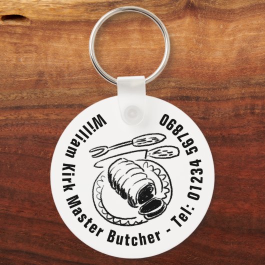 Master Butcher Schlüsselanhänger (Rückseite)