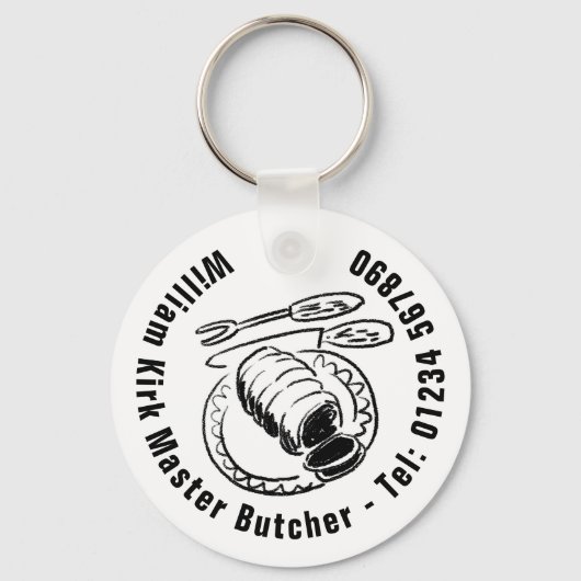 Master Butcher Schlüsselanhänger (Rückseite)