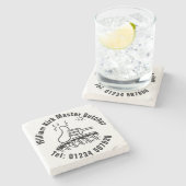 Master Butcher Steinuntersetzer (Seitenansicht)