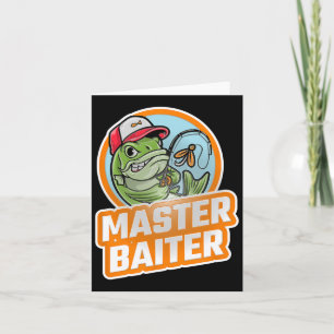 Master Byiter Vintag B Fishing Funny Angler 1 Karte