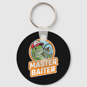 Master Byiter Vintag B Fishing Funny Angler 1 Schlüsselanhänger
