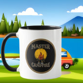 Master-Campfeuer hinzufügen Monogramm-Camping Tasse