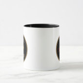 Master-Campfeuer hinzufügen Monogramm-Camping Tasse (Zentrum)