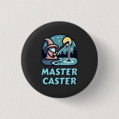 Master Caster Fantasy Fishing Button (Vorderseite)
