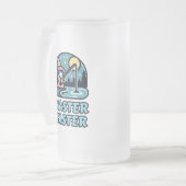 Master Caster Fantasy Fishing Mattglas Bierglas (Vorderseite Links)