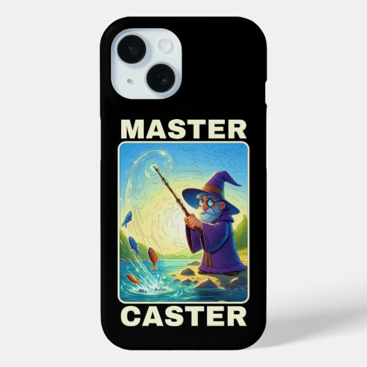Master Caster - Zauberer für die Fischerei Case-Mate iPhone Hülle (Rückseite)