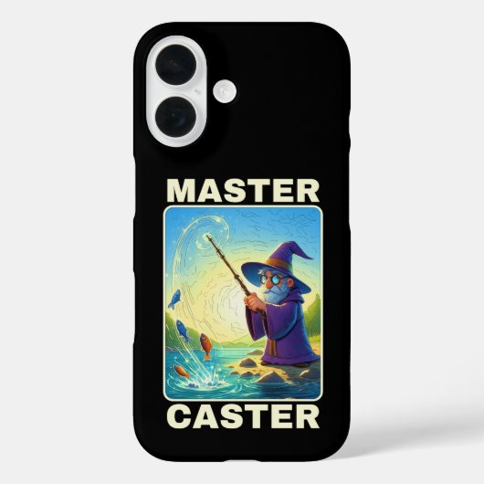Master Caster - Zauberer für die Fischerei Case-Mate iPhone Hülle (Rückseite)