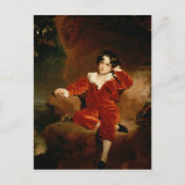 Master Charles William Lambton, 1825 Postkarte (Vorderseite)