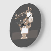 Master Chef klok Große Wanduhr (Winkel)