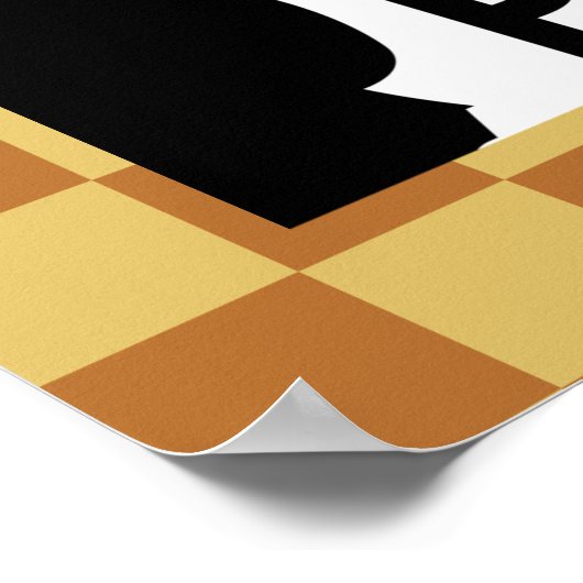 MASTER CHESS ORIGINAL VON MASANSER POSTER (Ecke)