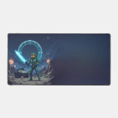 Master Chief Halo Adventure - Pixel Art Desk Mat Schreibtischunterlage (Vorderseite)