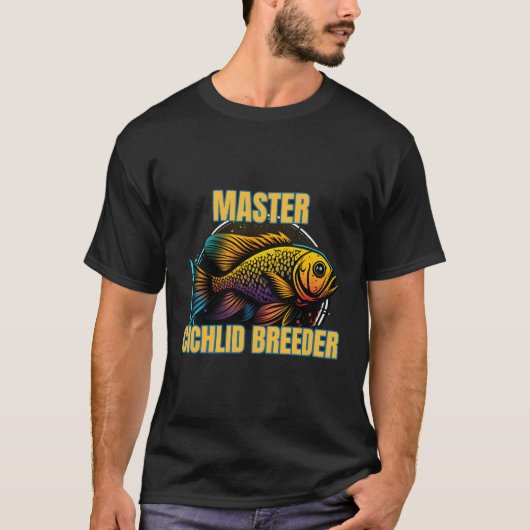 Master Cichlid Züchter African Cichlids Aquarium C T-Shirt (Vorderseite)