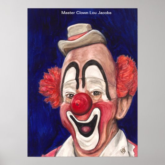 Master Clown Lou Jacobs Poster (Vorne)