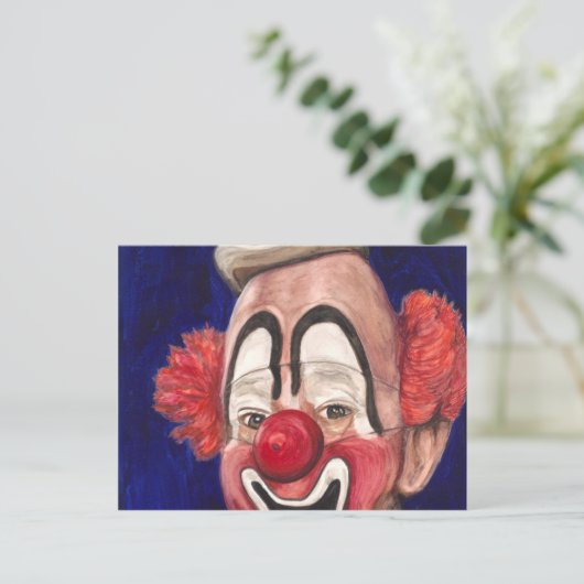 Master Clown Lou Jacobs Postkarte (Stehend Vorderseite)