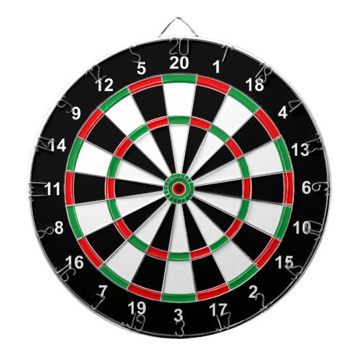 Master Darts Board Basic Round-Target Classic-Spie Dartscheibe (vorne)