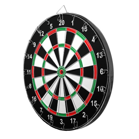 Master Darts Board Basic Round-Target Classic-Spie Dartscheibe (Vorderseite rechts)
