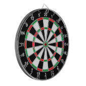 Master Darts Board Basic Round-Target Classic-Spie Dartscheibe (Vorderseite Links)