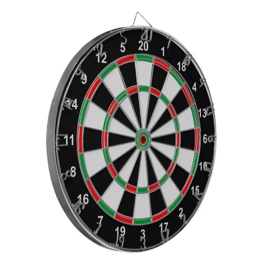 Master Darts Board Basic Round-Target Classic-Spie Dartscheibe (Vorderseite Links)