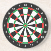 Master Darts Board Basic Round-Target Classic-Spie Getränkeuntersetzer (Vorne)