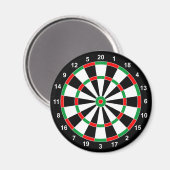 Master Darts Board Basic Round-Target Classic-Spie Magnet (Vorderseite/Rückseite)