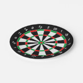 Master Darts Board Basic Round-Target Classic-Spie Pappteller (Schrägansicht)