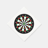 Master Darts Board Basic Round-Target Classic-Spie Serviette (Ecke)
