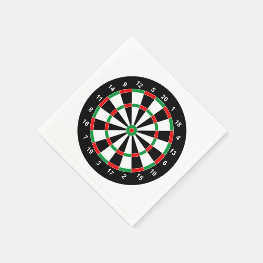 Master Darts Board Basic Round-Target Classic-Spie Serviette (Ecke)