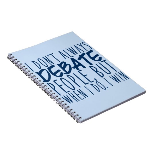 Master Debater Funny Speech and Debate Team Notizblock (Rechte Seite)