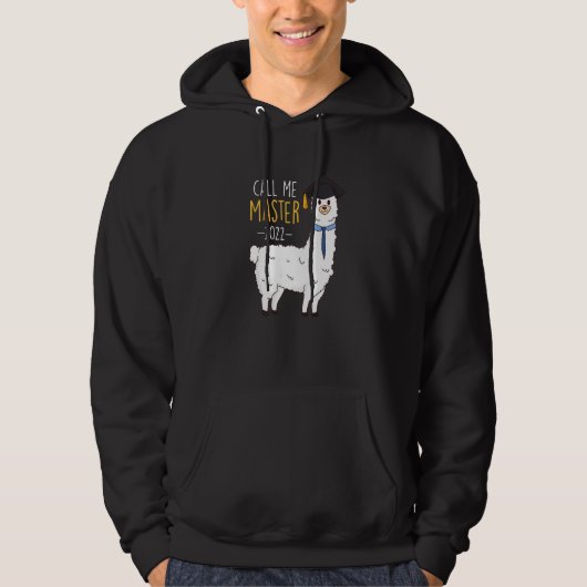 Master Degree 2022 Anruf an Master 1 Hoodie (Vorderseite)