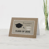 Master Degree Abschluss Card Karte (Vorderseite)