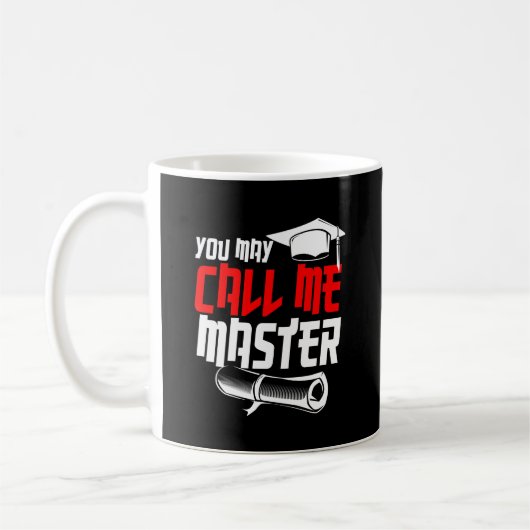 Master Degree Abschluss Gift 2022 MSW MBA  Kaffeetasse (Links)