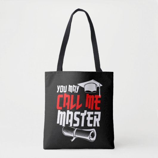 Master Degree Abschluss Gift 2022 MSW MBA Tasche (Vorderseite)