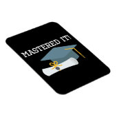 Master Degree Abschluss MBA MSW Grad Geschenk Magnet (Rechte Seite)