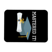 Master Degree Abschluss MBA MSW Grad Geschenk Magnet (Horizontal)