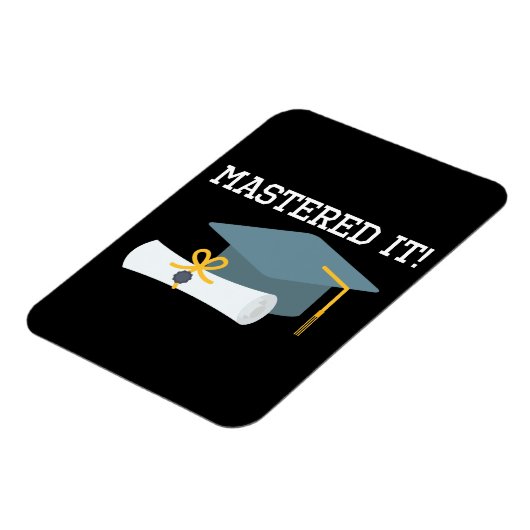 Master Degree Abschluss MBA MSW Grad Geschenk Magnet (Linke Seite)