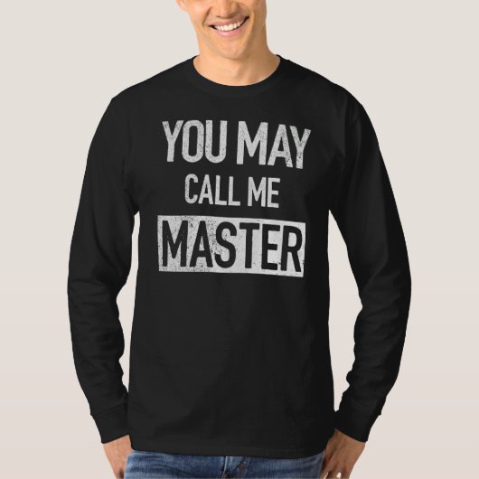 Master Degree Abschluss nennen MBA Master T-Shirt (Vorderseite)