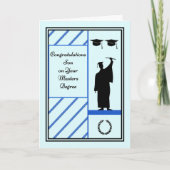 Master Degree Card für Son Two Karte (Vorderseite)