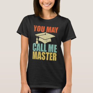 Master Degree Designs für Männer MBA Bildung T-Shirt
