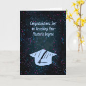 Master-Degree-Karte für Son Confetti-Design Karte (Gelbe Blume)