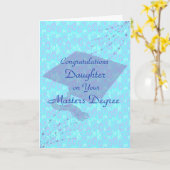 Master-Degree-Karte für Tochter Karte (Gelbe Blume)