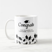 Master Degree MA MS Abschluss Gift Glückwunsch Gra Kaffeetasse (Links)