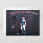 MASTER DES DESASTERS - B-1B LANCER NOSE ART POSTKARTE (Vorne/Hinten)