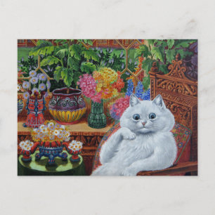 „Master des Katzenkollegs“ von Louis Wain Postkarte