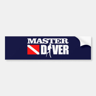 Master Diver 2 Autoaufkleber
