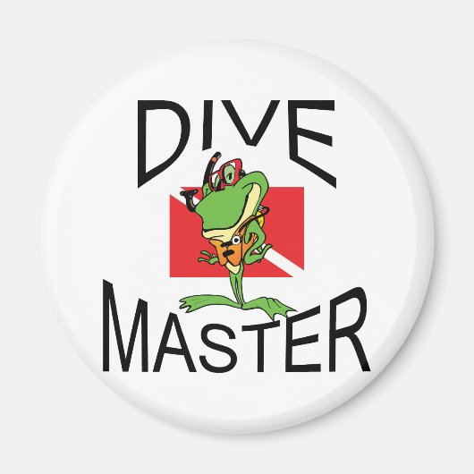 Master Diver SCUBA Magnet (Vorne)